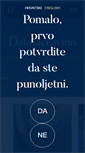 Mobile Screenshot of dalmacijavino.hr